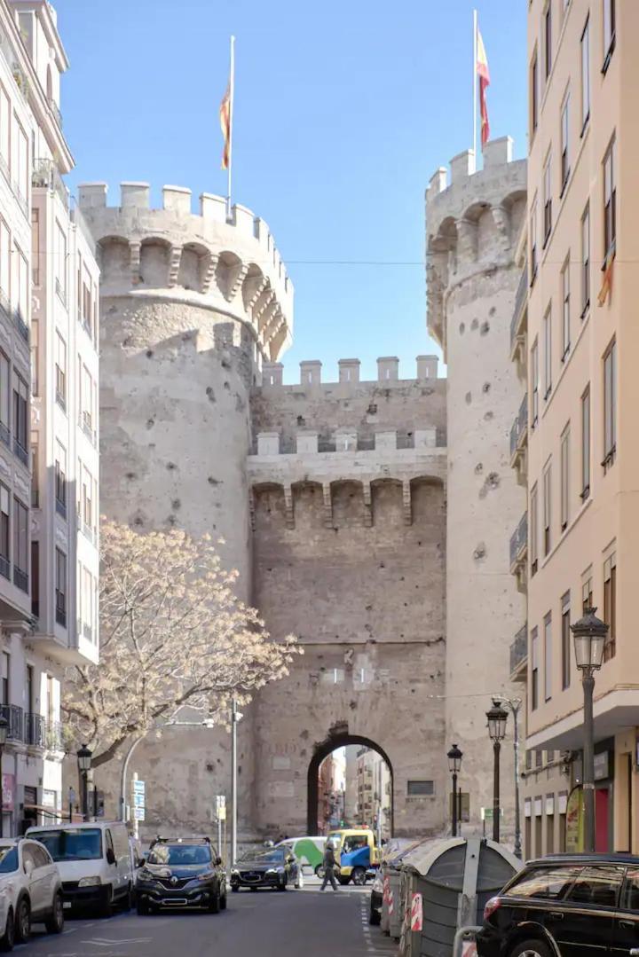 Apartamento Elegante En Plaza Del Carmen F2 Valencia Kültér fotó